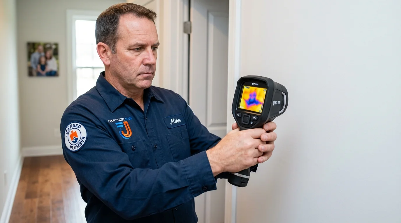 Thermal imaging leak detection by Johns Plumbing LLC in Tell City
